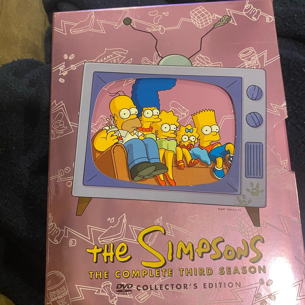 The Simpsons: The Complete Third Season DVD Collector's Edition - Pink
